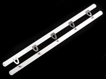 Korzetové zapínání šíře 12 mm délka 30; 35 cm (Balení 1 pár, Varianta 2 (35 cm) bílá)