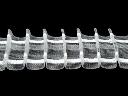 Záclonovka tužkové řasení - různé šíře (Šíře 40 mm, Varianta transparent)