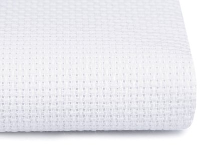 Vyšívací tkanina Kanava šíře 140 cm 54 oček (Balení 1 m, Varianta 2 přírodní sv.)