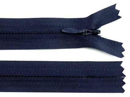 Zips skrytý nedeliteľný 3 mm dĺžka 35 cm