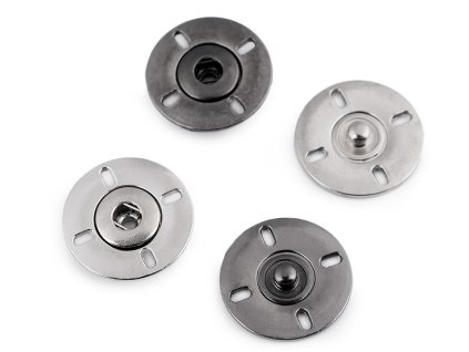 Designové patentky / druky Ø25 mm (Balení 2 pár, Varianta 1 nikl)