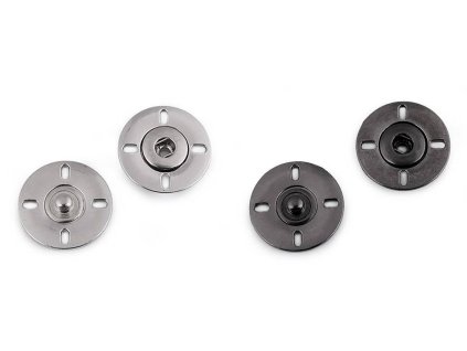 Designové patentky / druky Ø25 mm (Balení 2 pár, Varianta 1 nikl)