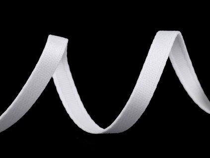 Tunel na kostice bielizňový šírka 10 mm (Balenie 1 m, Variant 1 biela)