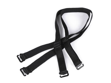 Ramínka na podprsenku šíře 12 mm s kovovým zapínáním (Balení 1 pár, Varianta bílá)