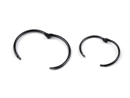 Rozpojovací / knihařský kroužek (Balení 5 ks, Varianta 1 (Ø30 mm) černý lak)