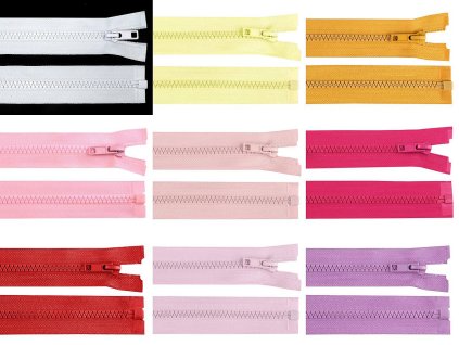 Kostěný zip No 5 délka 40 cm bundový (Balení 1 ks, Varianta 306 béžová nejsv.)