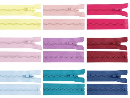 Kostěný zip No 5 délka 55 cm bundový (Balení 1 ks, Varianta 306 béžová nejsv.)