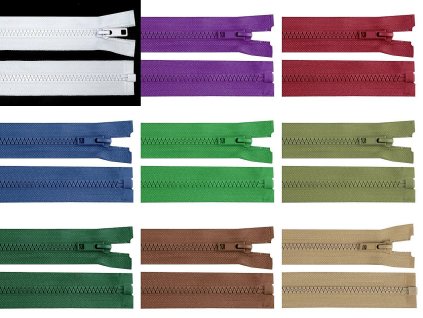 Kostěný zip No 5 délka 90 cm bundový (Balení 1 ks, Varianta 322 černá)