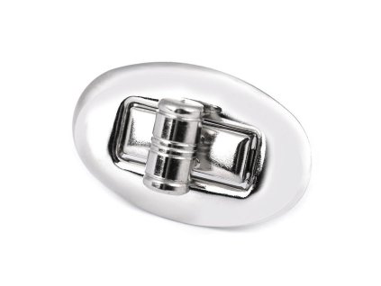 Zapínání na kabelku 20x32 mm otočné (Balení 1 sada, Varianta nikl)