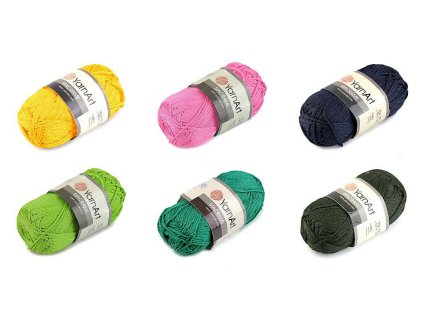 Pletací příze Macrame Ø2 mm 90 g (Balení 1 ks, Varianta 13 (155) zlatá)