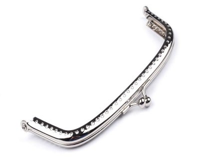 Rámeček na výrobu peněženky našívací 13x8,5 cm (Balení 1 ks, Varianta nikl)