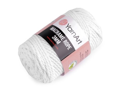 Pletacia priadza Macrame Rope 3 mm 250 g (Balenie 1 ks, Variant 2 (753) režná)
