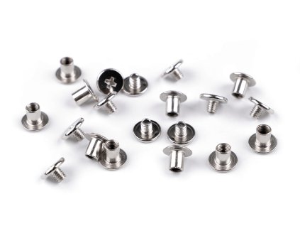 Sedlársky nit skrutkovací Ø10 mm (Balenie 10 pár, Variant 6 čierny lak)