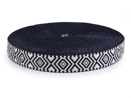 Oboustranný popruh šíře 38 mm (Varianta 1 modrá tmavá)