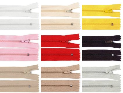 Spirálový zip No 3 délka 45 cm pinlock (Balení 1 ks, Varianta 330 modrá tmavá)