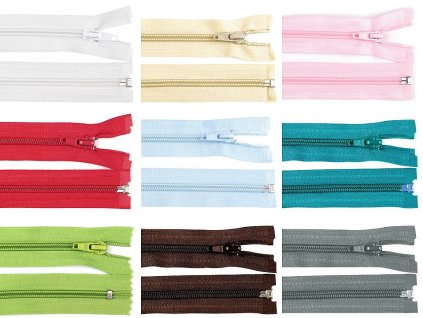 Špirálový zips šírka 5 mm dĺžka 45 cm bundový POL (Variant 319 šedá ocelová, Balenie 1 ks)