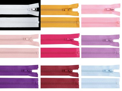 Kostěný zip No 5 délka 70 cm bundový (Balení 1 ks, Varianta 308 hnědá přírodní)