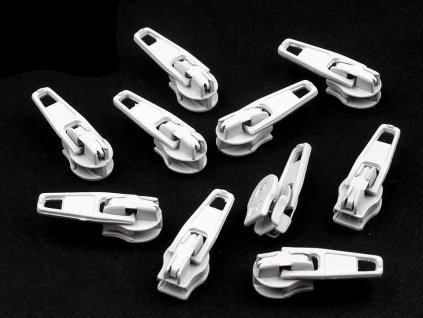 Jezdec ke spirálovým zipům No 3 (Balení 20 ks, Varianta 322 černá)