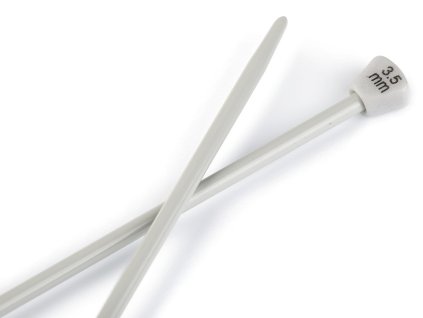 Rovné ihlice č. 3,5 (Balenie 1 pár, Variant 35 cm strieborná)