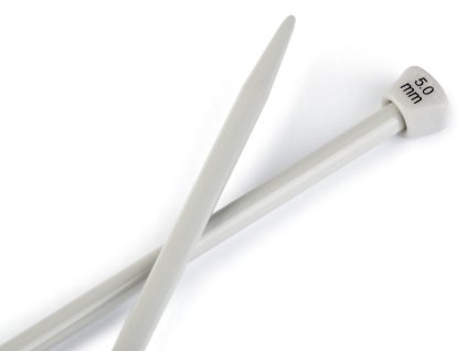 Rovné jehlice č. 5 (Balení 1 pár, Varianta stříbrná)