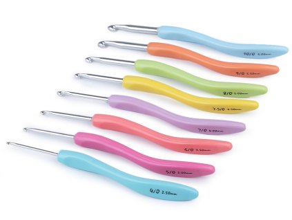 Sada ergonomických háčků na háčkování (Balení 1 sada, Varianta mix)