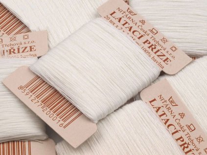 Priadza štopkacia Niťárna (Balenie 20 ks, Variant 0010 biela)