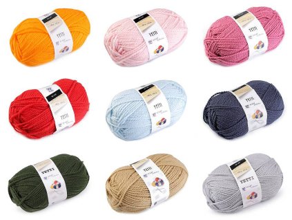 Pletací příze Yetti 100 g (Balení 1 ks, Varianta 1 (57076) bílá)