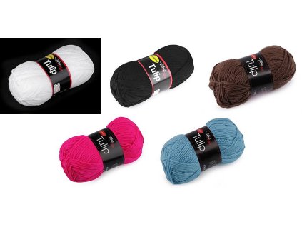 Pletacia priadza Tulip 100 g (Balenie 1 ks, Variant 1 (4002) biela)