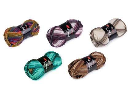 Pletací příze Tulip color 100 g (Balení 1 ks, Varianta 9 (5211) hořčicová)