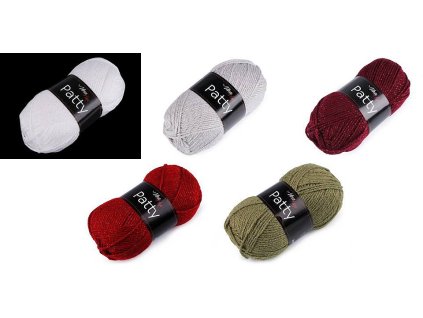 Pletacia priadza Patty 100 g (Balenie 1 ks, Variant 1 (4002) biela)