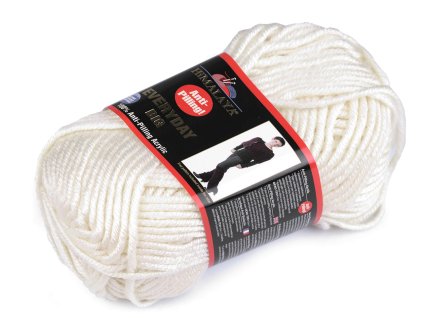 Příze pletací Everyday BIG 100 g (Balení 1 ks, Varianta 2 (70802) krémová světlá)