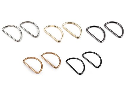 Polokrúžok šírka 38 mm (Balenie 5 ks, Variant 1 nikel)