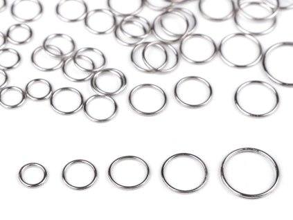 Krúžok prateľný Ø6; Ø8; Ø10; Ø12; Ø14 mm (Balenie 50 ks, Variant 1 (Ø6 mm) nikel)