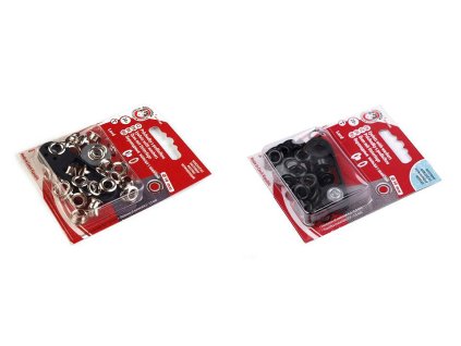 Průchodky s podložkou vnitřní Ø5,5 mm / vnější Ø10 mm (Balení 1 blistr, Varianta 1 nikl)