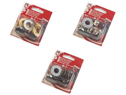 Priechodky s podložkou vnútorný Ø10 mm / vonkajší Ø17 mm (Balenie 1 blistr, Variant nikel)