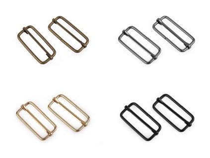 Posunovač na popruhy šírka 33 mm (Balenie 10 ks, Variant 2 staromosadz)