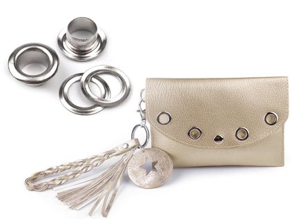 Priechodky s podložkou vnútorný Ø6 mm / vonkajší Ø11 mm (Balenie 20 pár, Variant 1 staromosadz)