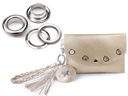 Průchodky s podložkou vnitřní Ø10 mm / vnější Ø16 mm (Balení 20 pár, Varianta 1 staromosaz)