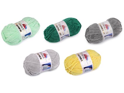 Pletací žinylková příze Dolphin Baby 100 g (Balení 1 ks, Varianta 3 (80305) fialová sv.)