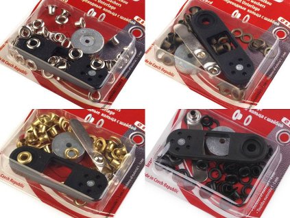 Průchodky s podložkou vnitřní Ø4 mm / vnější Ø8 mm (Balení 1 blistr, Varianta 1 nikl)