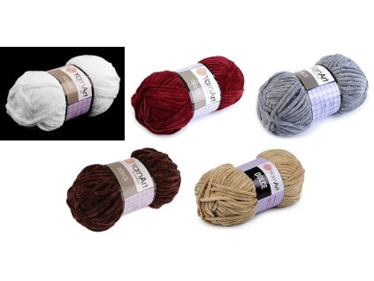 Pletací žinylková příze Dolce 100 g (Balení 1 ks, Varianta 6 (758) modrá nebeská)