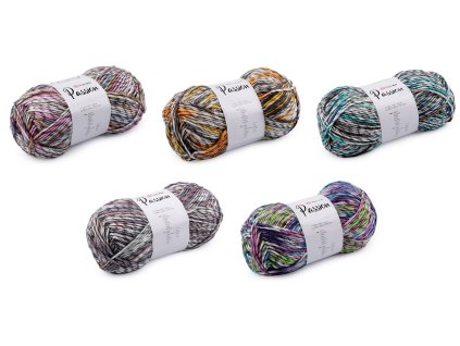 Pletací příze Passion 100 g (Balení 1 ks, Varianta 1 (1246) růžová střední)