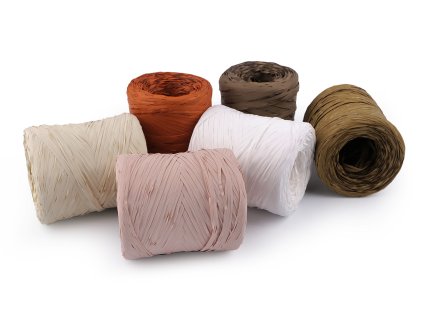 Lýko rafie syntetické, šíře 10 mm (Balení 1 ks, Varianta 2 (92) krémová světlá)