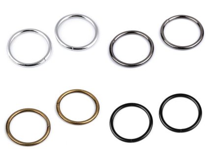Kroužek Ø35 mm (Balení 10 ks, Varianta 1 nikl)