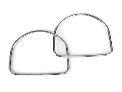 Kovová ucha na tašky 10,5x13 cm (Balení 2 ks, Varianta 1 nikl)