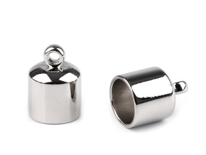 Kovová koncovka na šňůru Ø11 mm (Balení 2 ks, Varianta 1 nikl)