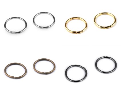Krúžok spojovací Ø12 mm (Balenie 20 g, Variant 1 platina)
