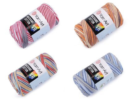 Pletacia priadza Macrame Cotton 250 g (Balenie 1 ks, Variant 3 (917) červená)