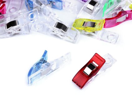 Fixační kolíček / svorka 10x37 mm na látky (Balení 50 ks, Varianta mix náhodných variant)