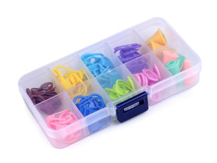 Sada pomůcek na pletení / háčkování v boxu (Balení 1 sada, Varianta viz foto)